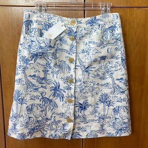 Tory Burch toile skirt, size 8